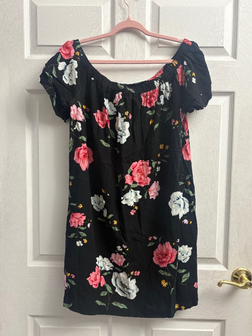 Women's Old Navy Floral Off The Shoulder Mini Dress